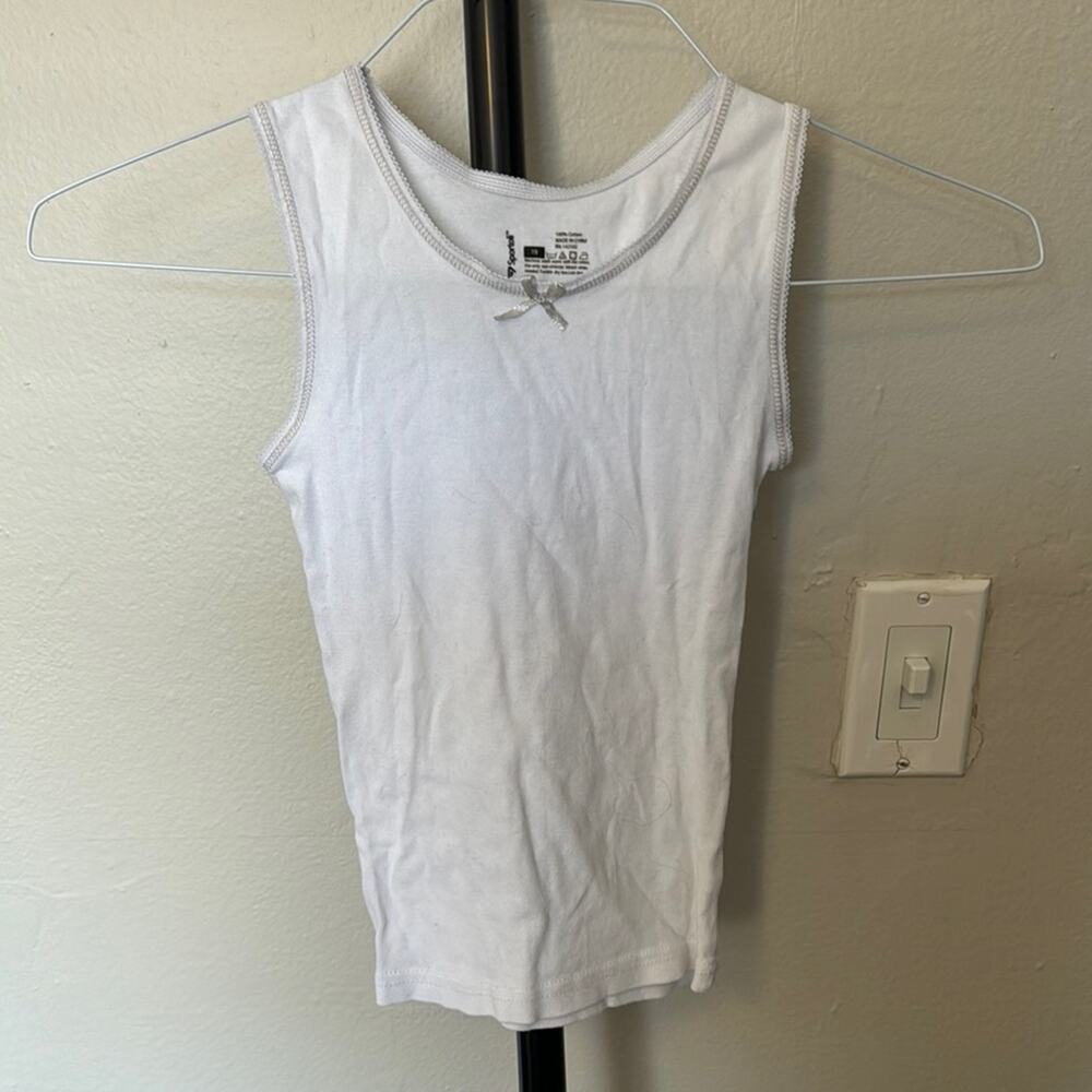 White Sleeveless Top